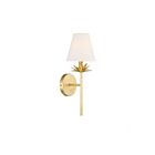 Savoy House Meridian M90077TG 1-Light True Gold Wall Sconce