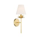 Savoy House Meridian M90077TG 1-Light True Gold Wall Sconce