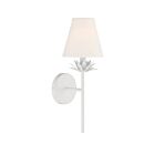 Savoy House Meridian M90077WH 1-Light White Wall Sconce