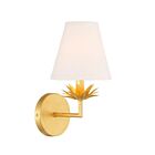 Savoy House Meridian M90078TG 1-Light True Gold Wall Sconce