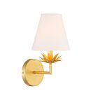 Savoy House Meridian M90078TG 1-Light True Gold Wall Sconce