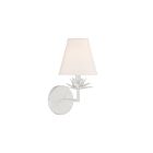 Savoy House Meridian M90078WH 1-Light White Wall Sconce