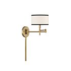 Savoy House Meridian M90082NB 1-Light Natural Brass Wall Sconce