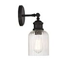 Savoy House Meridian M90083MBK 1-Light Matte Black Wall Sconce