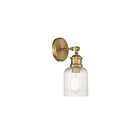 Savoy House Meridian M90083NB 1-Light Natural Brass Wall Sconce