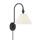Savoy House Meridian M90085MBK 1-Light Matte Black Wall Sconce