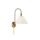 Savoy House Meridian M90085NB 1-Light Natural Brass Wall Sconce