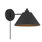 Savoy House Meridian M90086MBK 1-Light Matte Black Wall Sconce