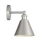 Savoy House Meridian M90087BN 1-Light Brushed Nickel Wall Sconce