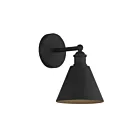 Savoy House Meridian M90087MBK 1-Light Matte Black Wall Sconce