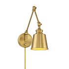 Savoy House M90089NB 1-Light 60W Natural Brass Wall Sconce