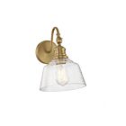 Savoy House Meridian M90092NB 1-Light Natural Brass Wall Sconce