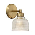 Savoy House Meridian M90093NB 1-Light Natural Brass Wall Sconce