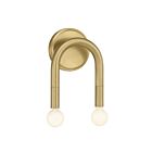 Savoy House Meridian M90099NB 2-Lights Natural Brass Wall Sconce