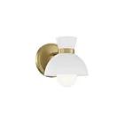 Savoy House Meridian M90101NB 1-Light Natural Brass Wall Sconce