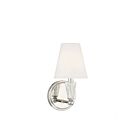 Savoy House Meridian M90102PN 1-Light Polished Nickel Wall Sconce