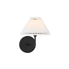 Savoy House Meridian M90105MBK 1-Light Matte Black Wall Sconce