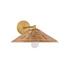 Savoy House Meridian M90106NB 1-Light Natural Brass Wall Sconce