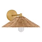 Savoy House Meridian M90106NB 1-Light Natural Brass Wall Sconce
