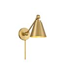 Savoy House M90108NB 1-Light 60W Natural Brass Wall Sconce