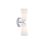Savoy House M90109CH 2-Lights 120W Chrome Wall Sconce
