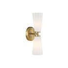 Savoy House M90109NB 2-Lights 120W Natural Brass Wall Sconce