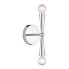 Savoy House M90110CH 2-Lights 120W Chrome Wall Sconce