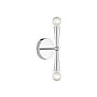 Savoy House M90110CH 2-Lights 120W Chrome Wall Sconce