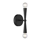 Savoy House M90110MBK 2-Lights 120W Matte Black Wall Sconce