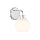 Savoy House M90112CH 1-Light 60W Chrome Wall Sconce