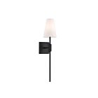 Savoy House M90114MBK 1-Light 60W Matte Black Wall Sconce