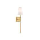 Savoy House M90114NB 1-Light 60W Natural Brass Wall Sconce