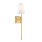 Savoy House M90114NB 1-Light 60W Natural Brass Wall Sconce