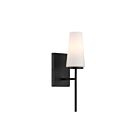 Savoy House M90115MBK 1-Light 60W Matte Black Wall Sconce