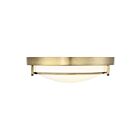 Savoy House Meridian M60019NB 2-Lights 120W Natural Brass Flush Mount