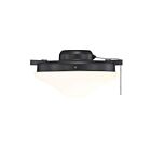 Savoy House Meridian M2027MBK 10.5" Matte Black 2-Lights Fan Light Kit