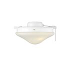 Savoy House Meridian M2027WH 10.5" White 2-Lights Fan Light Kit