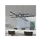 Sonneman 1791.14 28 Lights Painted Brass 2352W Systema Staccato Hash Pendant