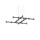 Sonneman 1791.25 28 Lights Satin Black 2352W Systema Staccato Hash Pendant