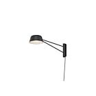 Sonneman 2030.25 9W Satin Black LED Wall Lamp