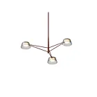 Sonneman 2033.73K 3-Lights 9W Oxide Red LED Chandelier