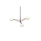 Sonneman 2033.73W 3-Lights 9W Oxide Red LED Chandelier