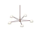 Sonneman 2035.73W 5-Lights 9W Oxide Red LED Chandelier