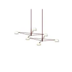 Sonneman 2036.73W 6-Lights 9W Oxide Red LED Chandelier