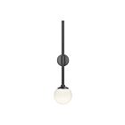 Sonneman 2060.25 1 Light Satin Black 3W Sabon Sconce