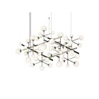 Sonneman 2065.13 15 Lights Satin Nickel 3W Nebula Square Pendant