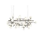 Sonneman 2068.13 31 Lights Satin Nickel 3W Nebula Square Pendant