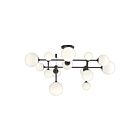 Sonneman 2069.25 5 Lights Satin Black 3W Sabon Semi-Flush Mount