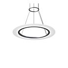 Sonneman 2071.16 1 Light Bright Satin Aluminum 12W Arctic Rings LED Ring Pendant