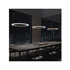 Sonneman 2071.16 1 Light Bright Satin Aluminum 12W Arctic Rings LED Ring Pendant